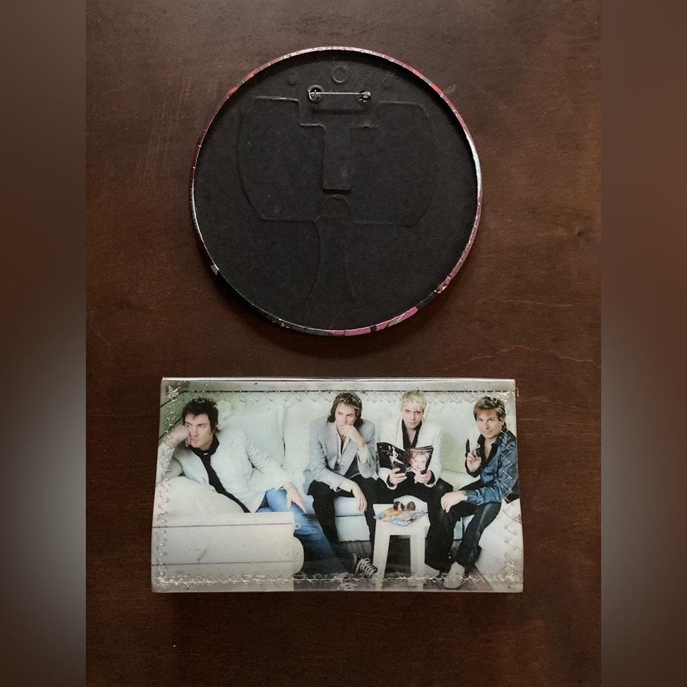 Duran Duran Memorabilia - Large Button and Pocket Book - Picture 2 of 4